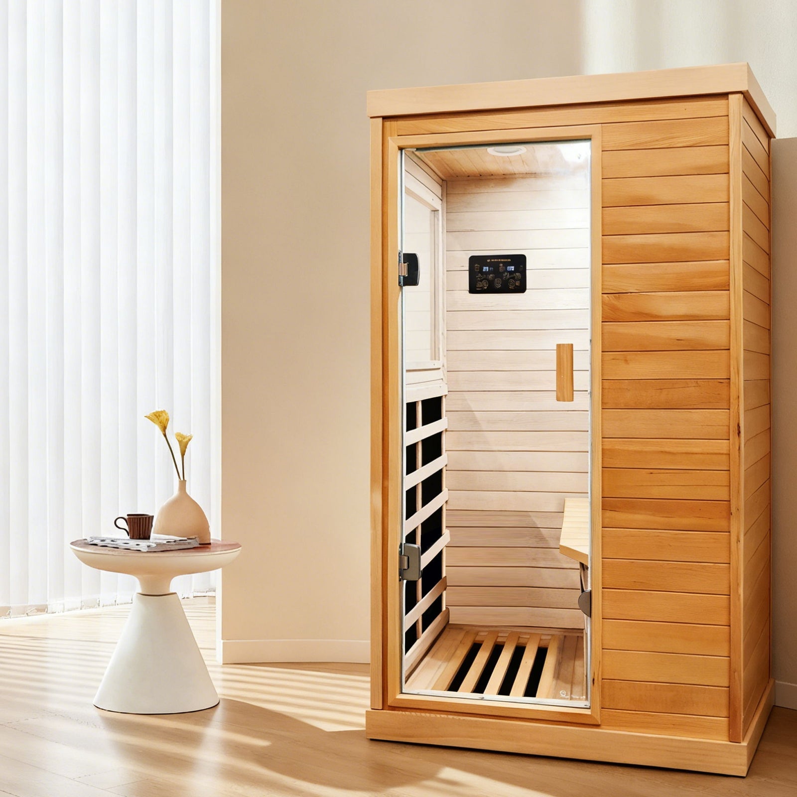 Sauna room in a modern home